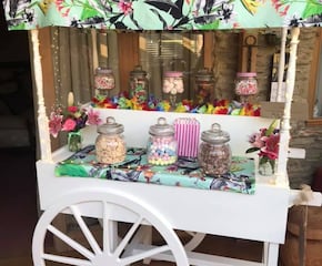 Candy Cart with Decoration to Match Your Scheme