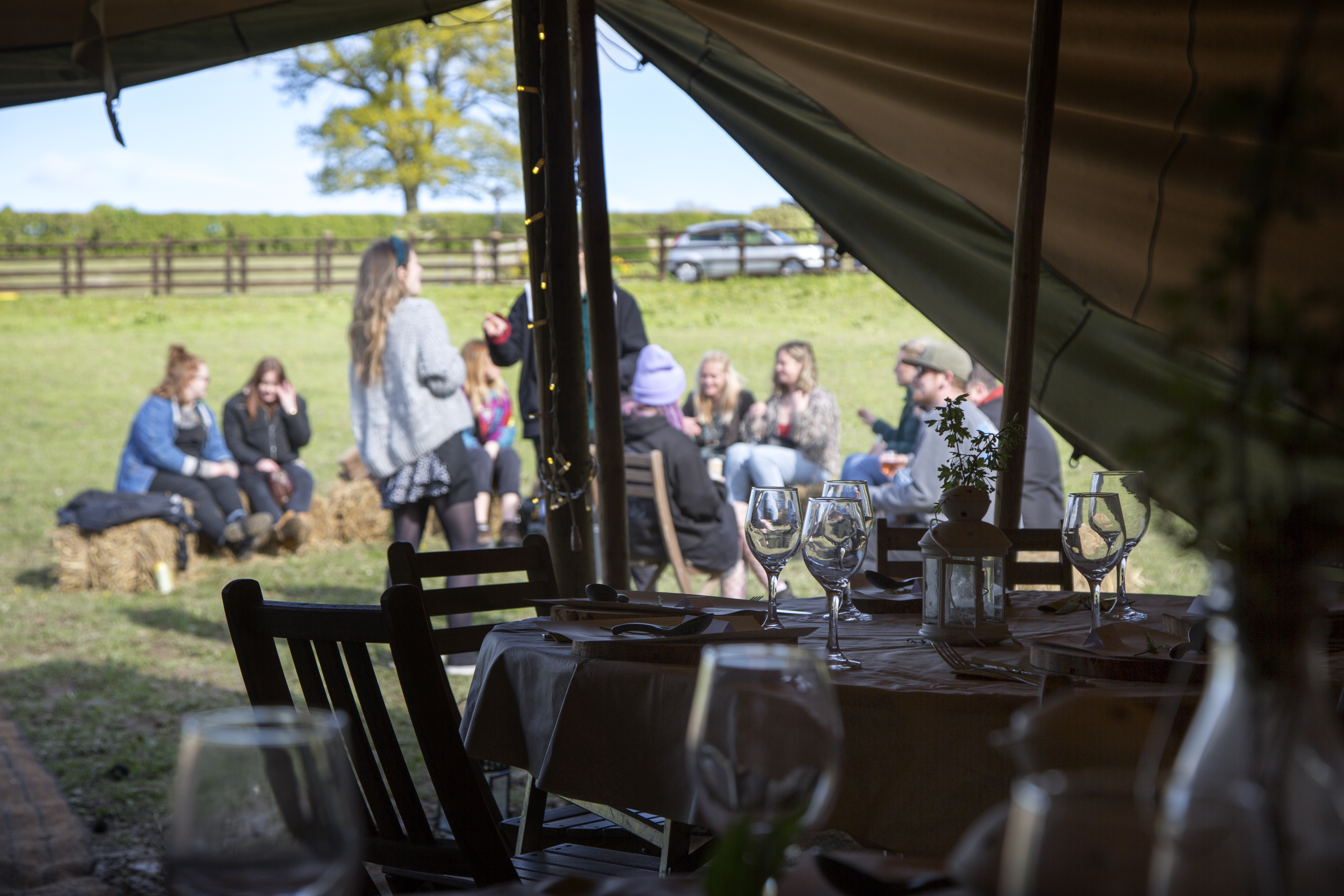 Stunning Double Gaint Hat Tipi