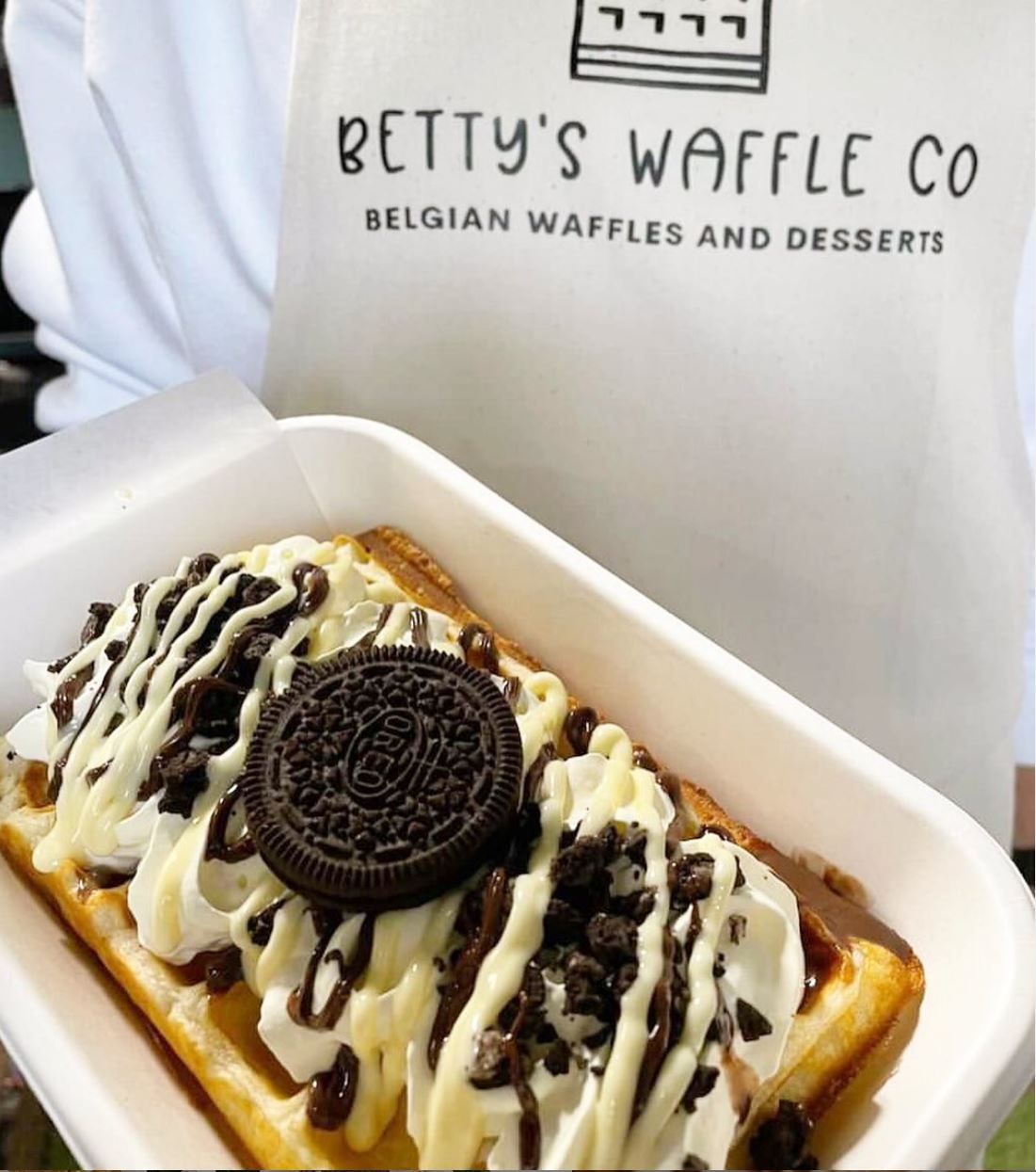 Deluxe Belgian Waffles Served From Betty The Horsebox