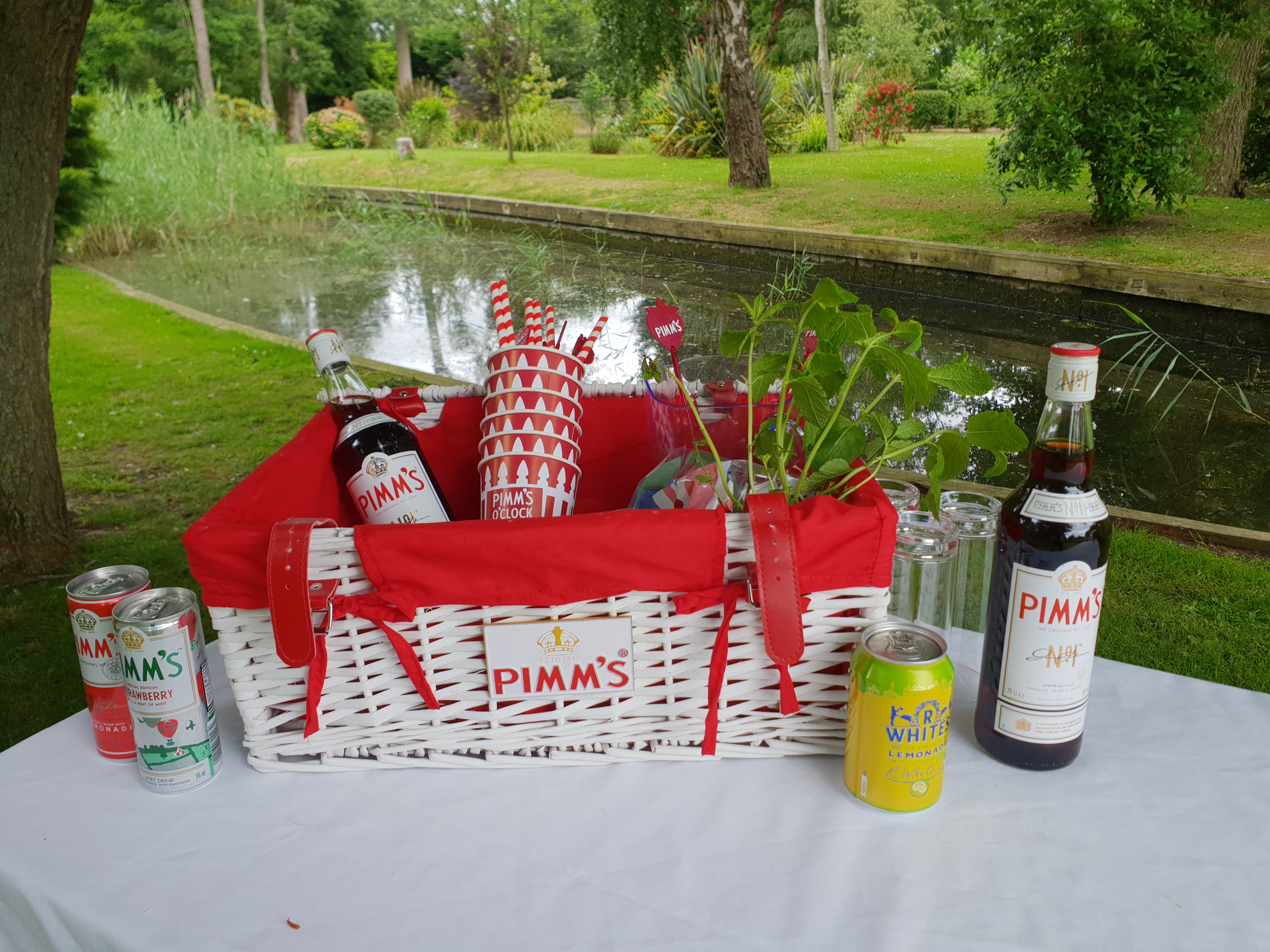 Vintage Style Mobile Pimms Bicycle Bar