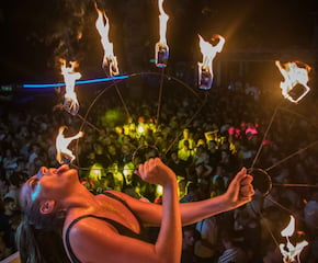 Heat Things Up with Our Spectacular Fire Performer