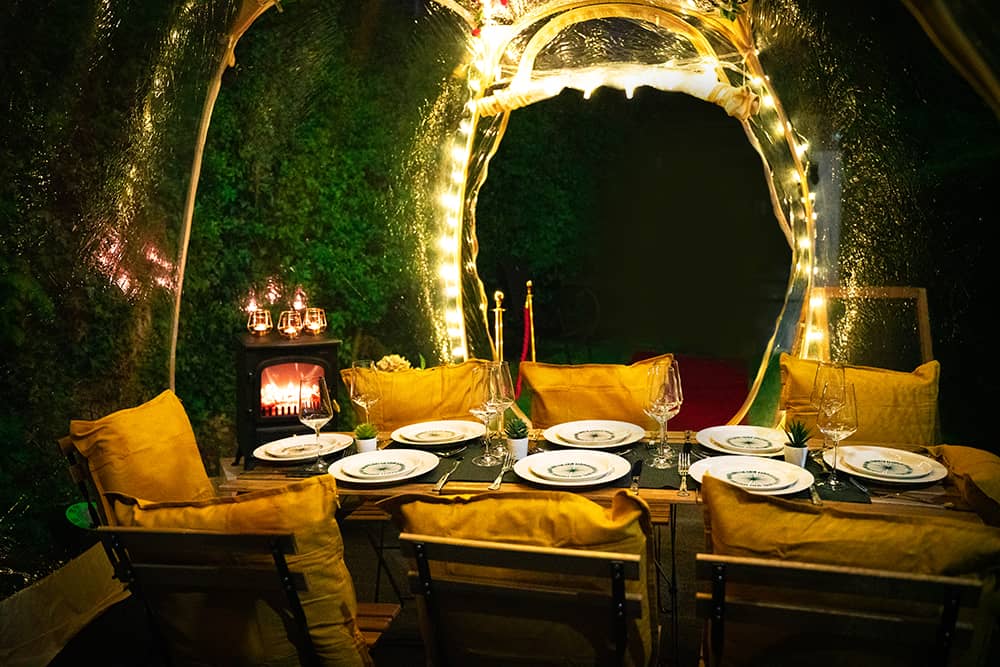 Luxury Igloo Set Up For Fine Dining Experience