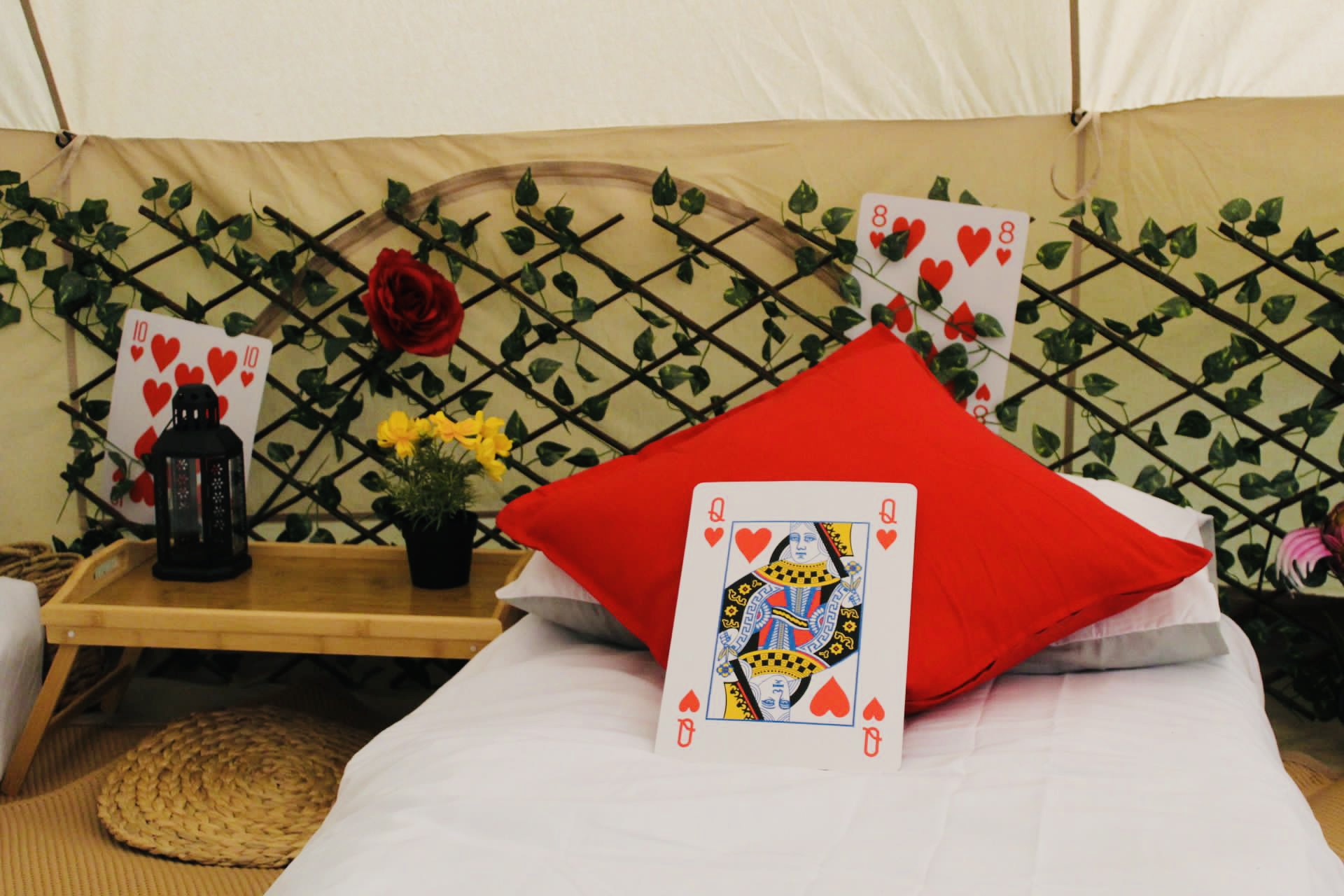 Alice In Wonderland Themed Sleepover 5-Meter Bell Tent