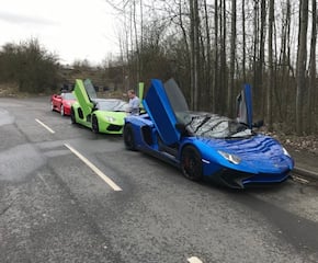 Arrive in Style in one of our Stunning Lamborghinis