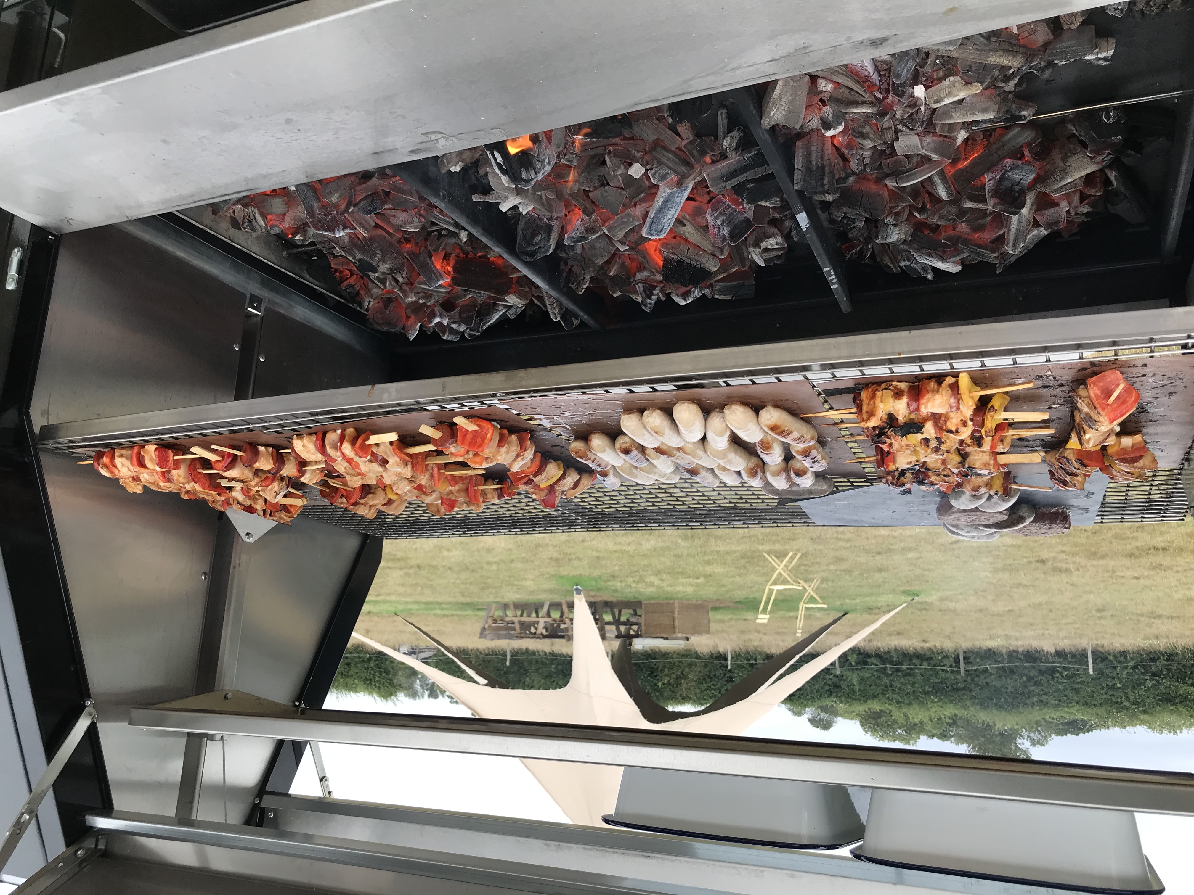 BBQ Menu Cooked on Charcoal