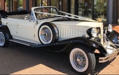 Stunning Ivory Beauford Tourer with Sparkling Wire Wheels
