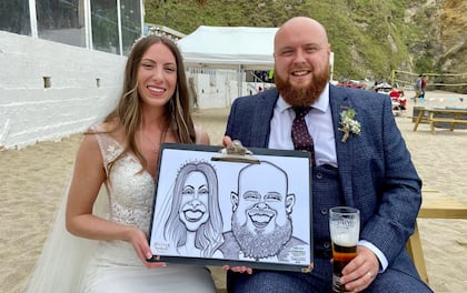 Caricatures in Cornwall and Devon by Cassie