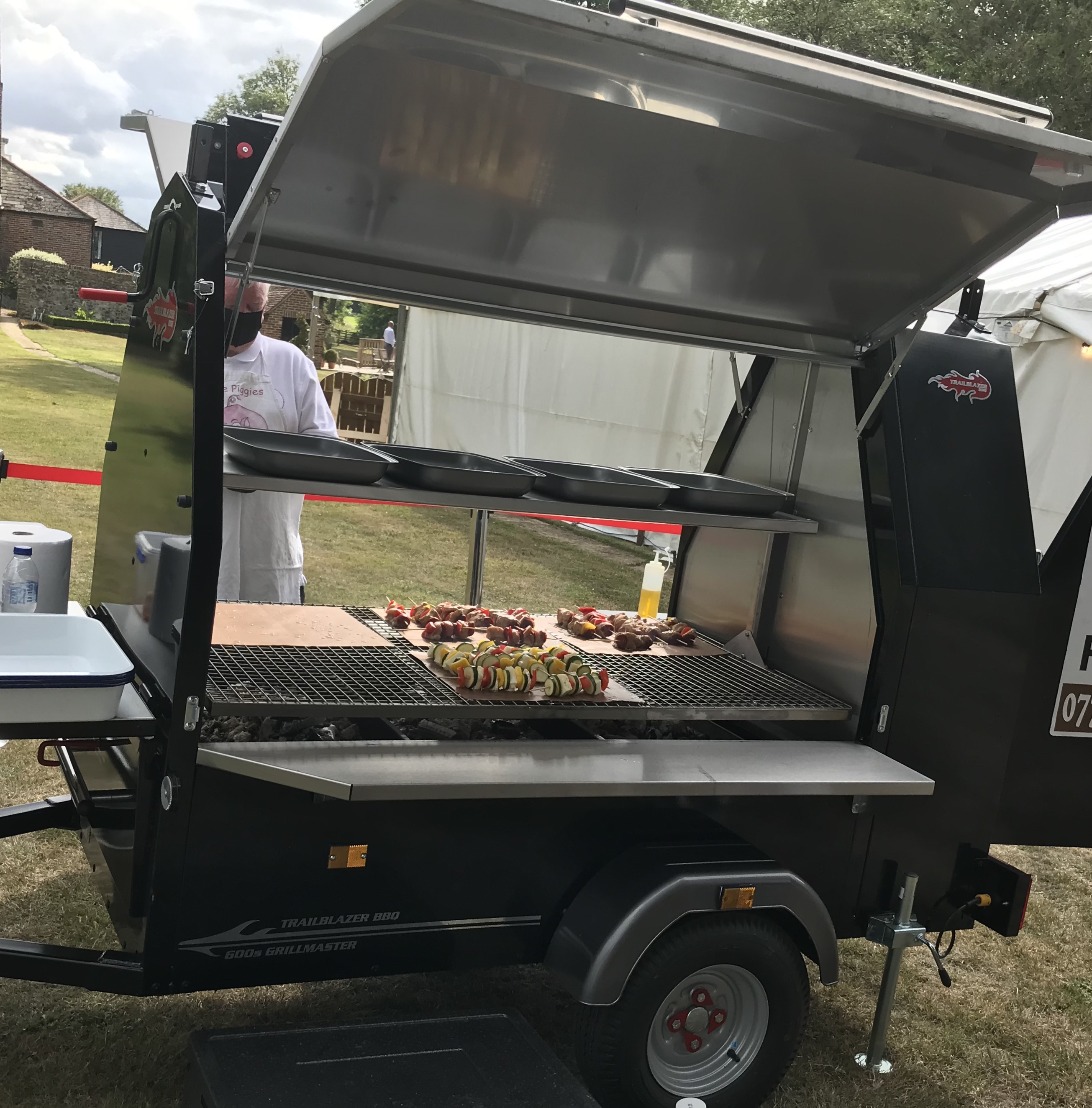 BBQ Menu Cooked on Charcoal