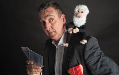 'One Man & His Monkey' Comedy Magic Show