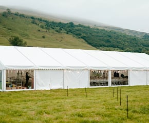 12m x 18m Clearspan Marquee 