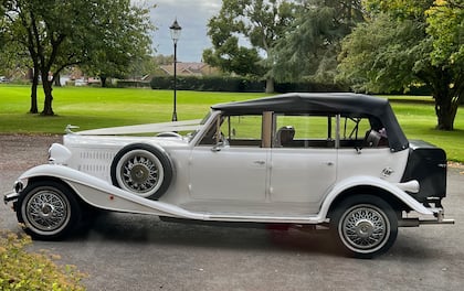 Immaculate 1930’s White Beauford Convertible Tourer 