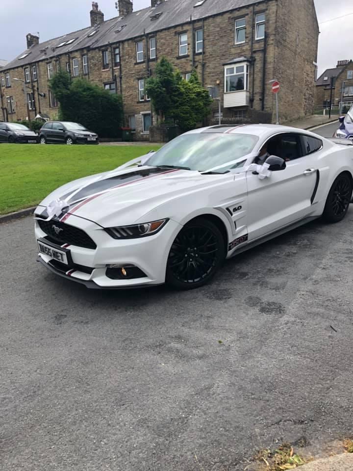 Arrive In Style In A White Mustang GT!