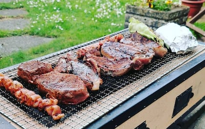 Locally Sourced Smoked Gourmet BBQ with Chilli BBQ Steaks