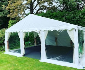 Fully Carpeted 6m x 6m Marquee Hire