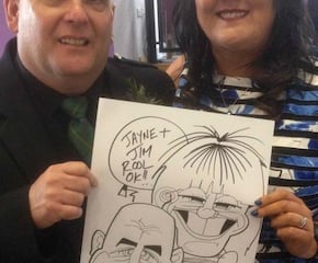 Neil Gets the Laughs Going & Provide the Perfect Caricatures